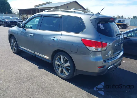 2015 Nissan Pathfinder Platinum from USA, damaged, VIN 5N1AR2MM7FC686768